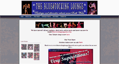 Desktop Screenshot of bluestockinglounge.com